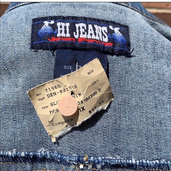 LAST CHANCE 🍋💛$57 Denim button down dress 70’s or 80’s - Picture 4 of 5